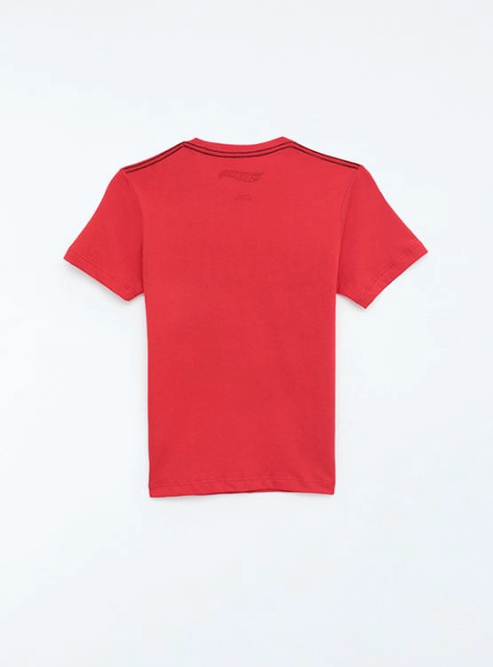 POLO MANGA CORTA ALGODÓN NIÑO HOT WHEELS ROJO HWS