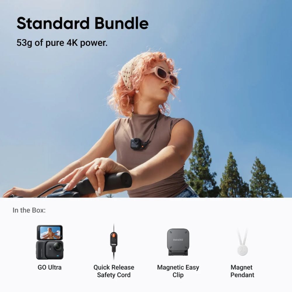 INSTA360 GO ULTRA STANDARD (MIDNIGHT BLACK) - 5