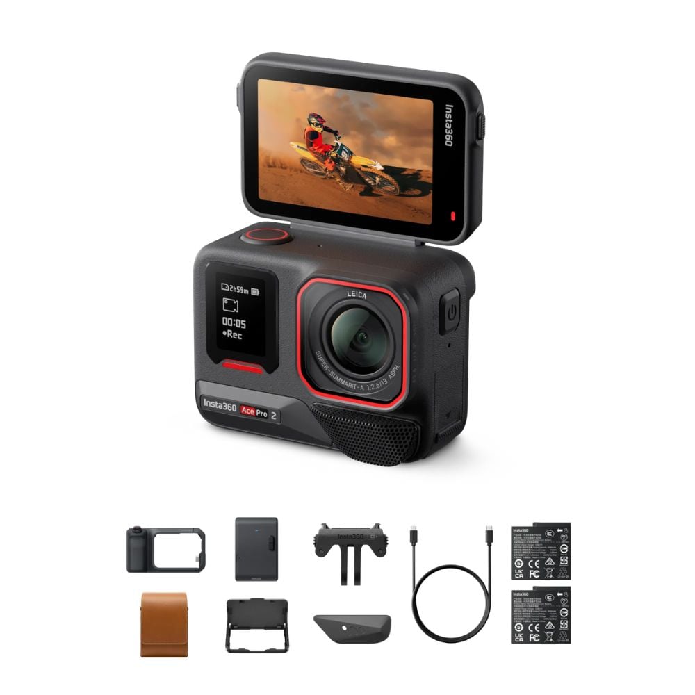 CÁMARA DE ACCIÓN INSTA360 ACE PRO 2 FLASH PRINT BUNDLE - 1