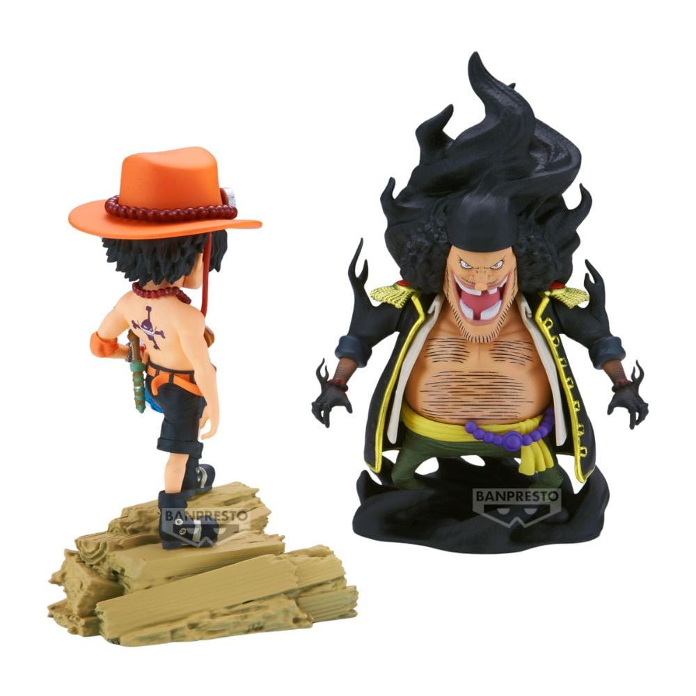 FIGURA PORTGAS D. ACE VS MARSHALL D. TEACH ONE PIECE WCF - 3