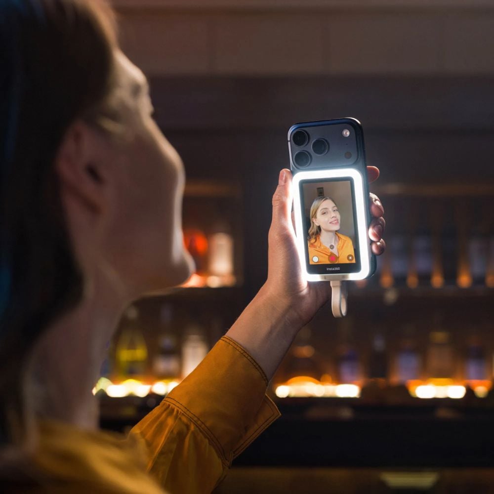 PANTALLA DE SELFIE PARA CELULAR CON LUZ - INSTA360 SNAP - 5