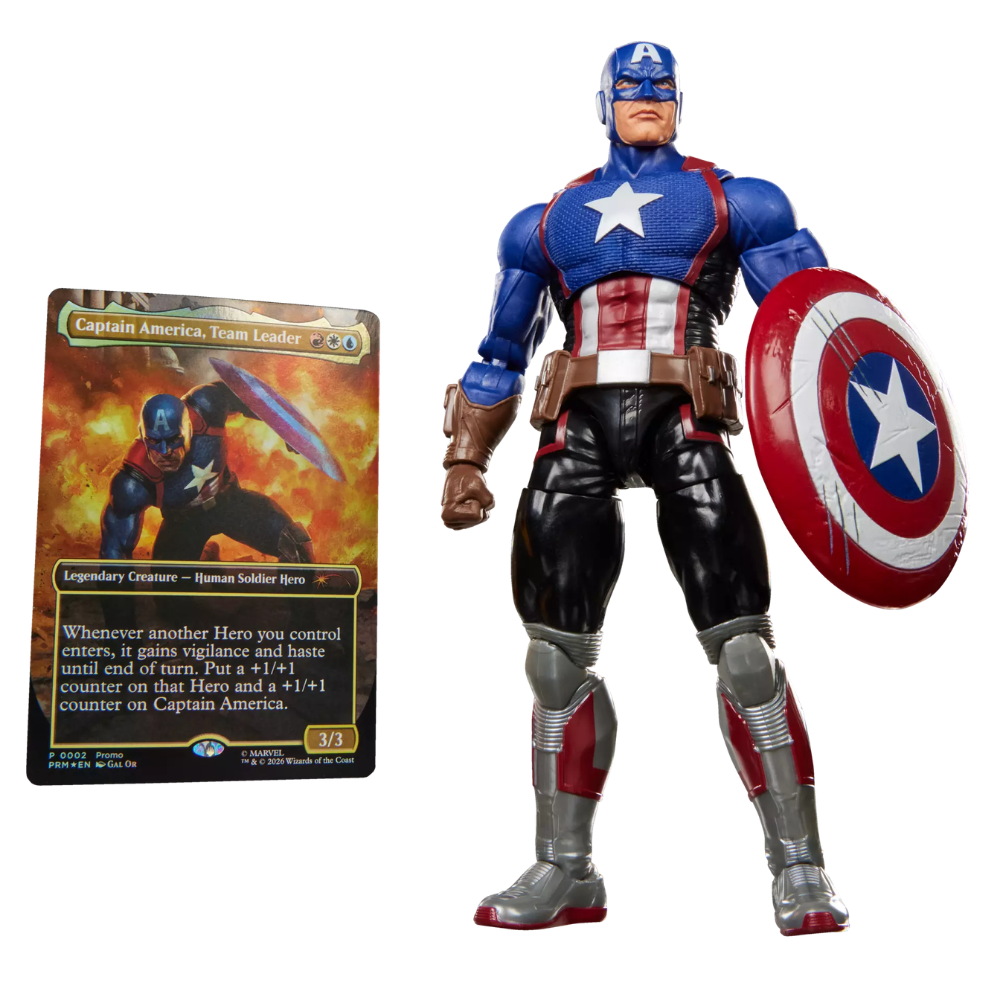 MARVEL LEGENDS: SUPER HEROES MAGIC – THE GATHERING CAPTAIN AMERICA - 1