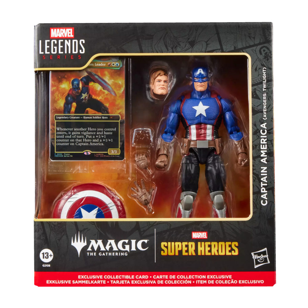 MARVEL LEGENDS: SUPER HEROES MAGIC – THE GATHERING CAPTAIN AMERICA - 4