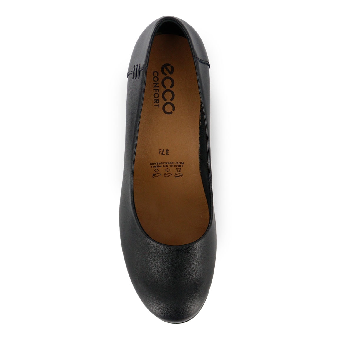 ZAPATOS VESTIR MUJER ECCO CUERO NATURAL NEGRO NATALIE59 - 5