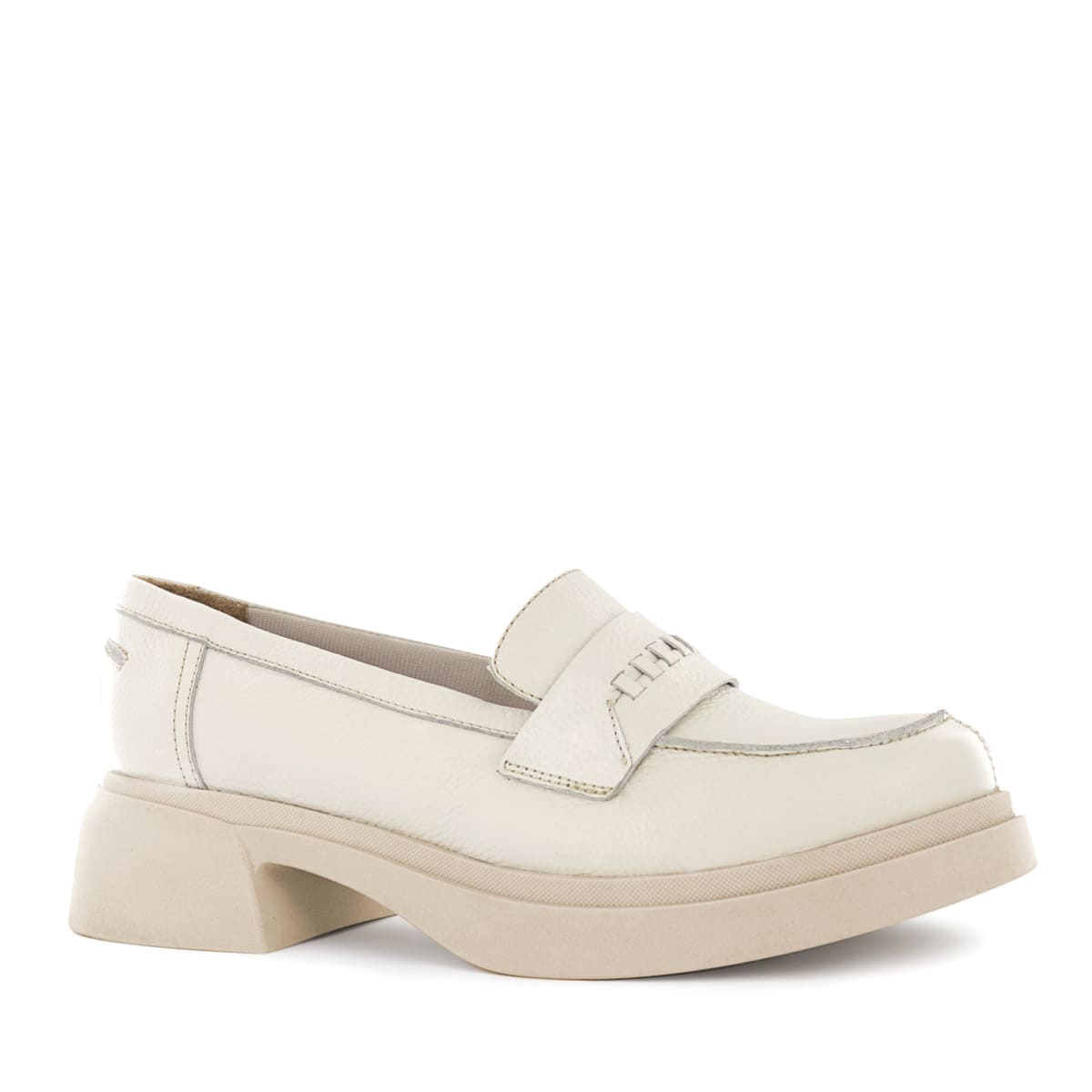 MOCASINES MUJER ECCO CUERO NATURAL MARFIL 1006800 BAYA01 - 1