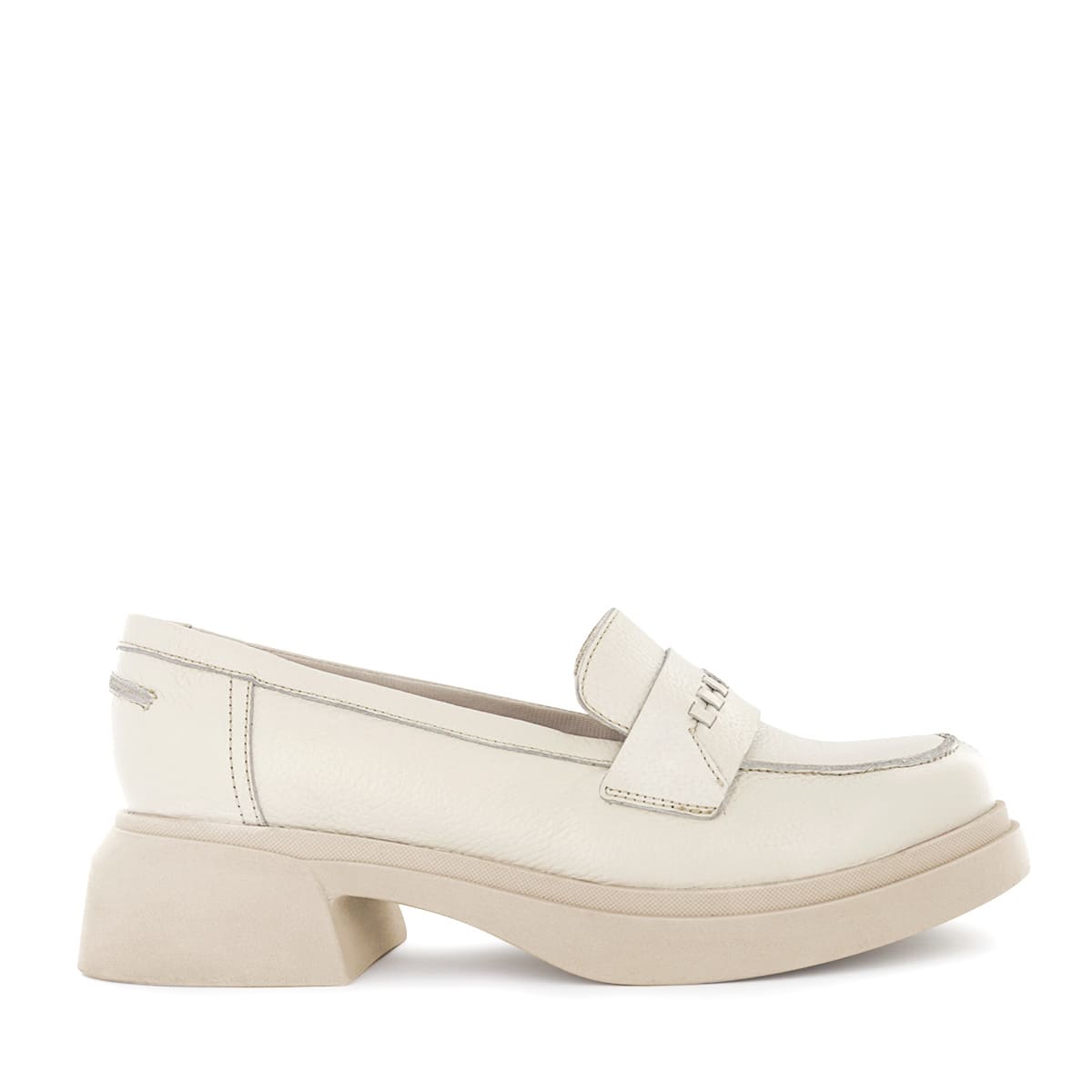 MOCASINES MUJER ECCO CUERO NATURAL MARFIL 1006800 BAYA01 - 2