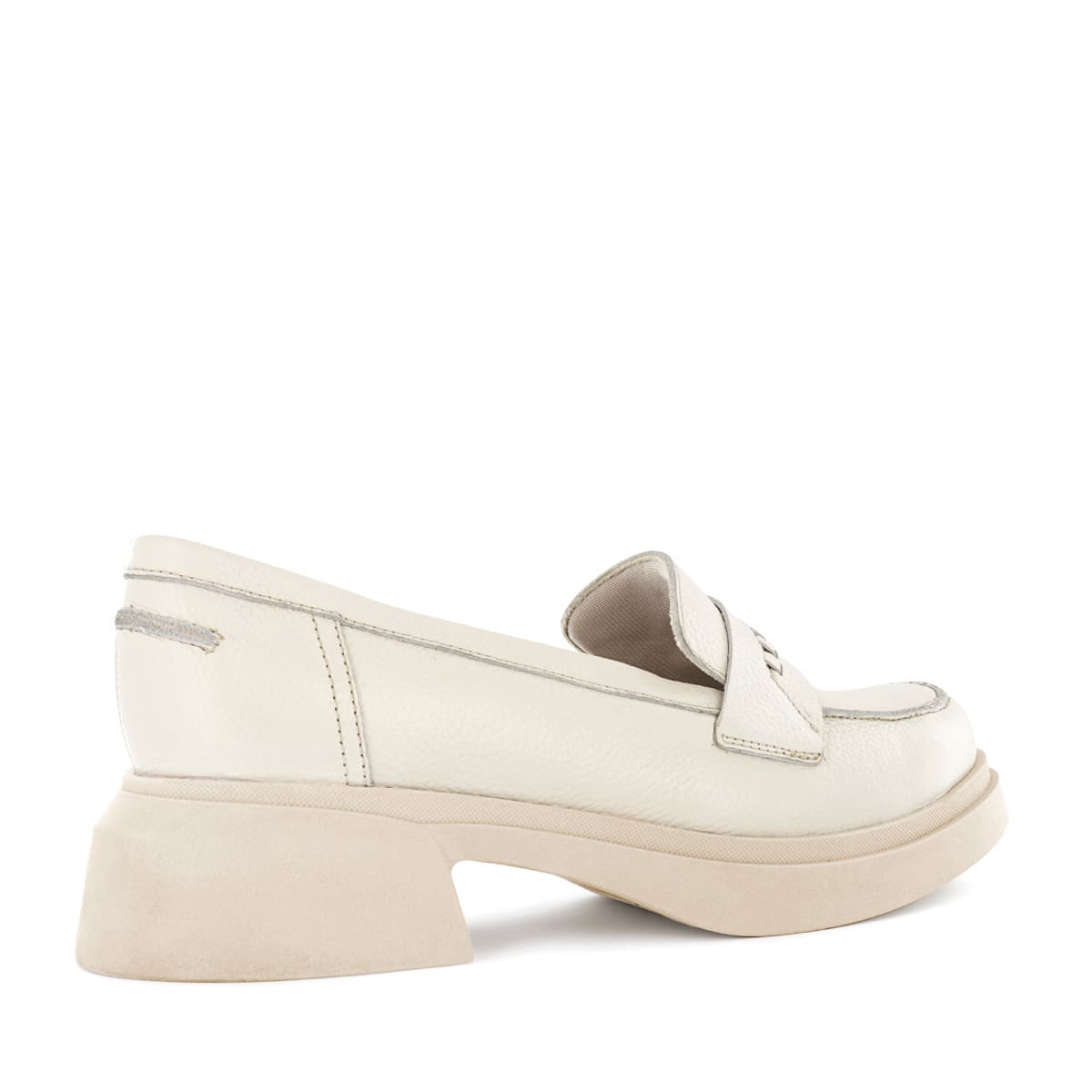 MOCASINES MUJER ECCO CUERO NATURAL MARFIL 1006800 BAYA01 - 3