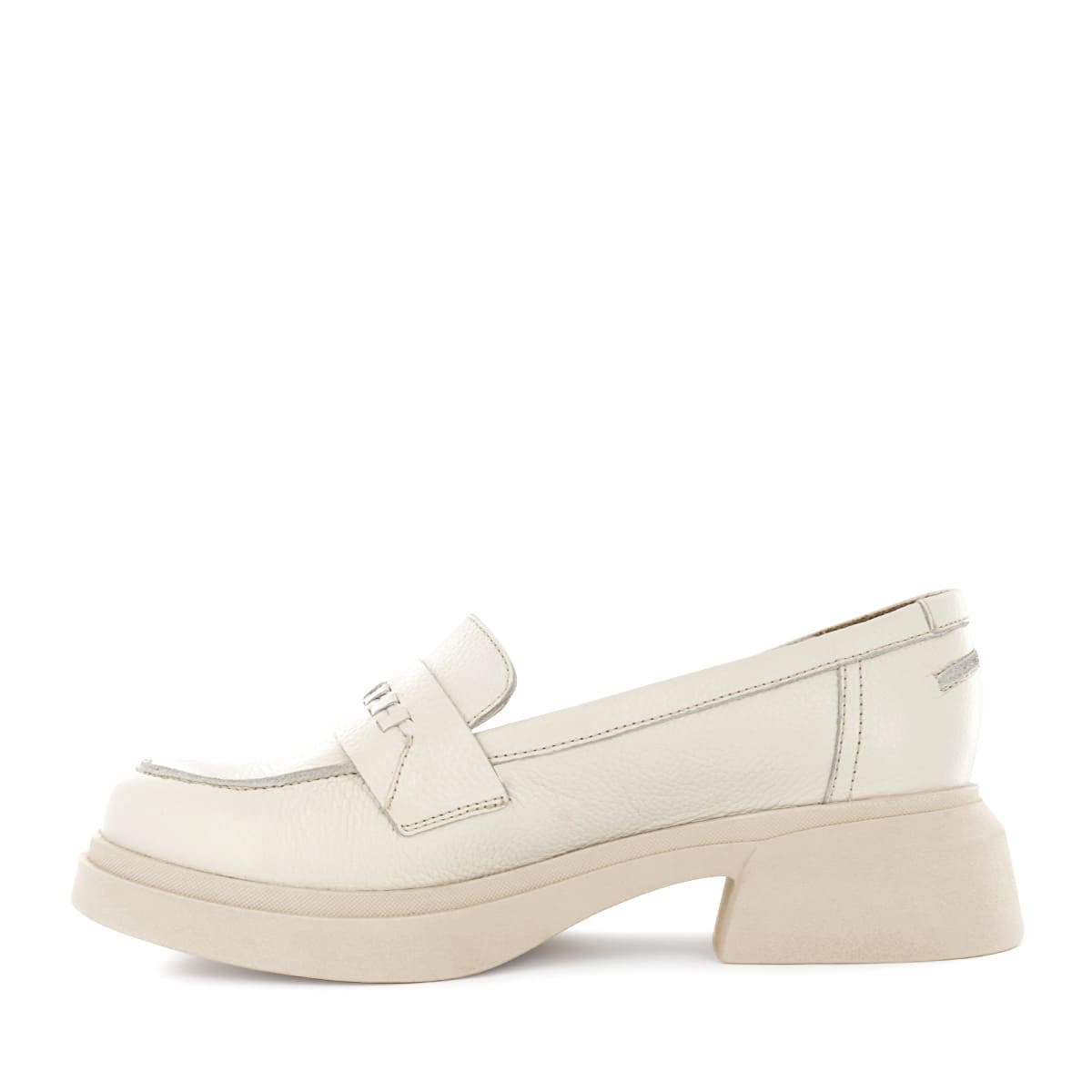 MOCASINES MUJER ECCO CUERO NATURAL MARFIL 1006800 BAYA01 - 4