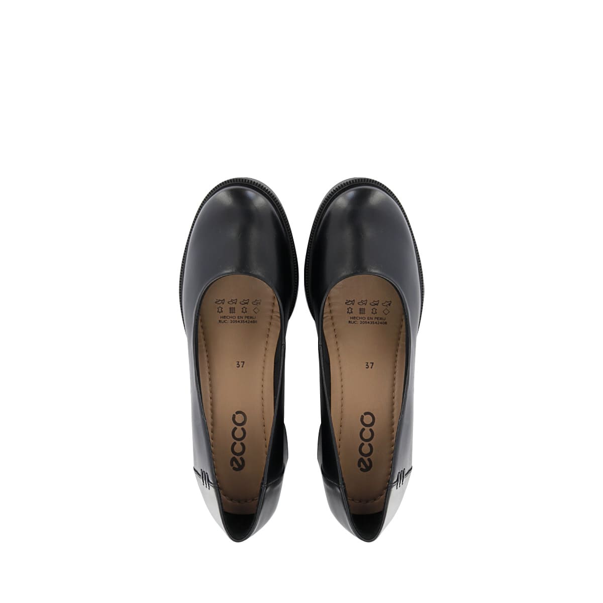 ZAPATOS DE VESTIR MUJER ECCO CUERO NATURAL NEGRO 1006771 PUMP REINA ZONIA02 - 5