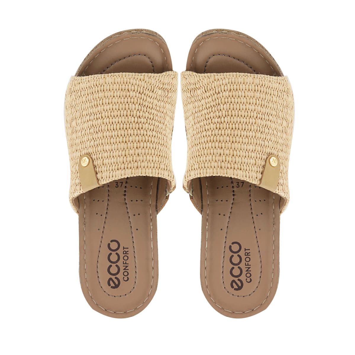 SANDALIAS MUJER ECCO BEIGE MAYRA31 RAFIA - 5