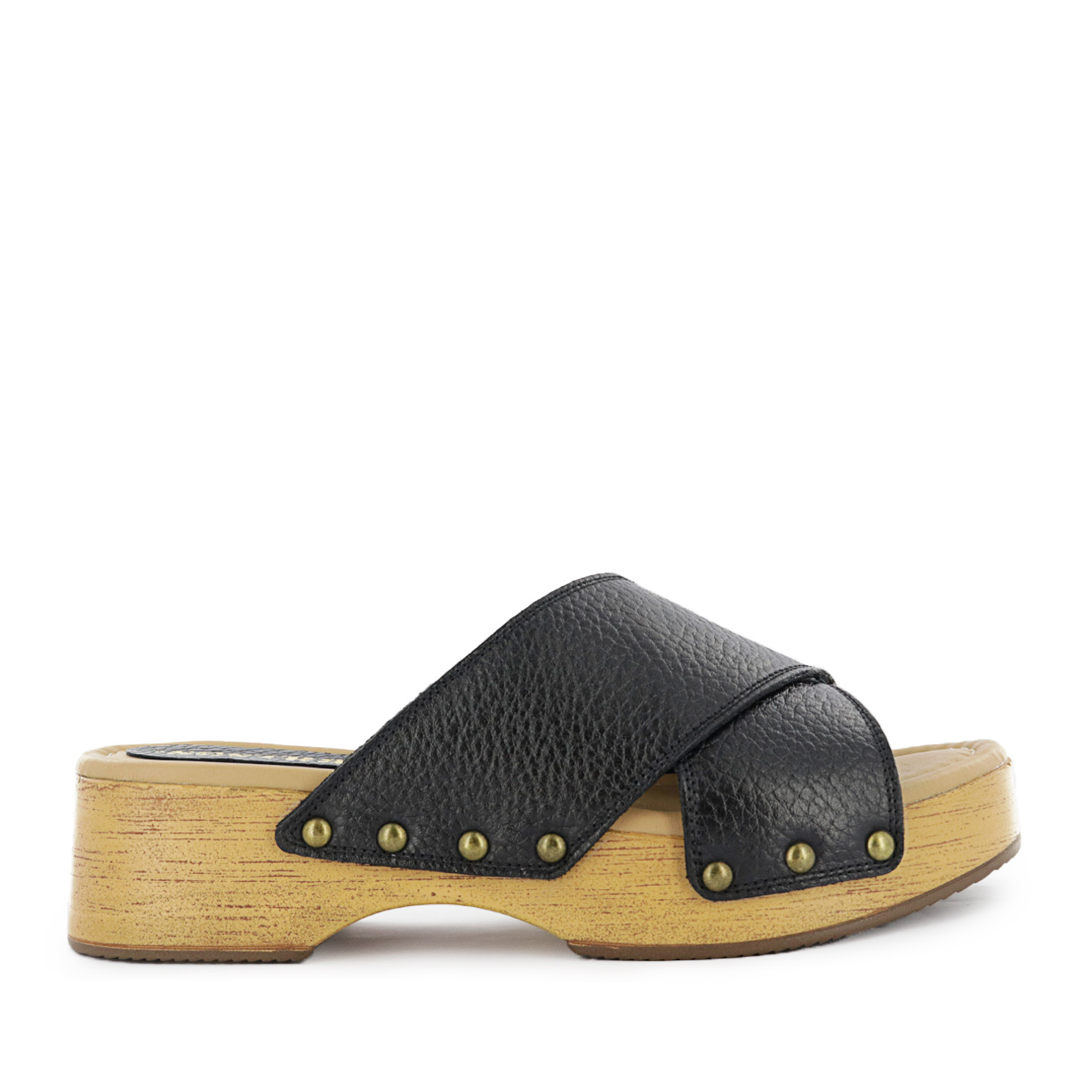 SANDALIAS MUJER SESTRA CUERO NATURAL NEGRO ESTER02 - 2