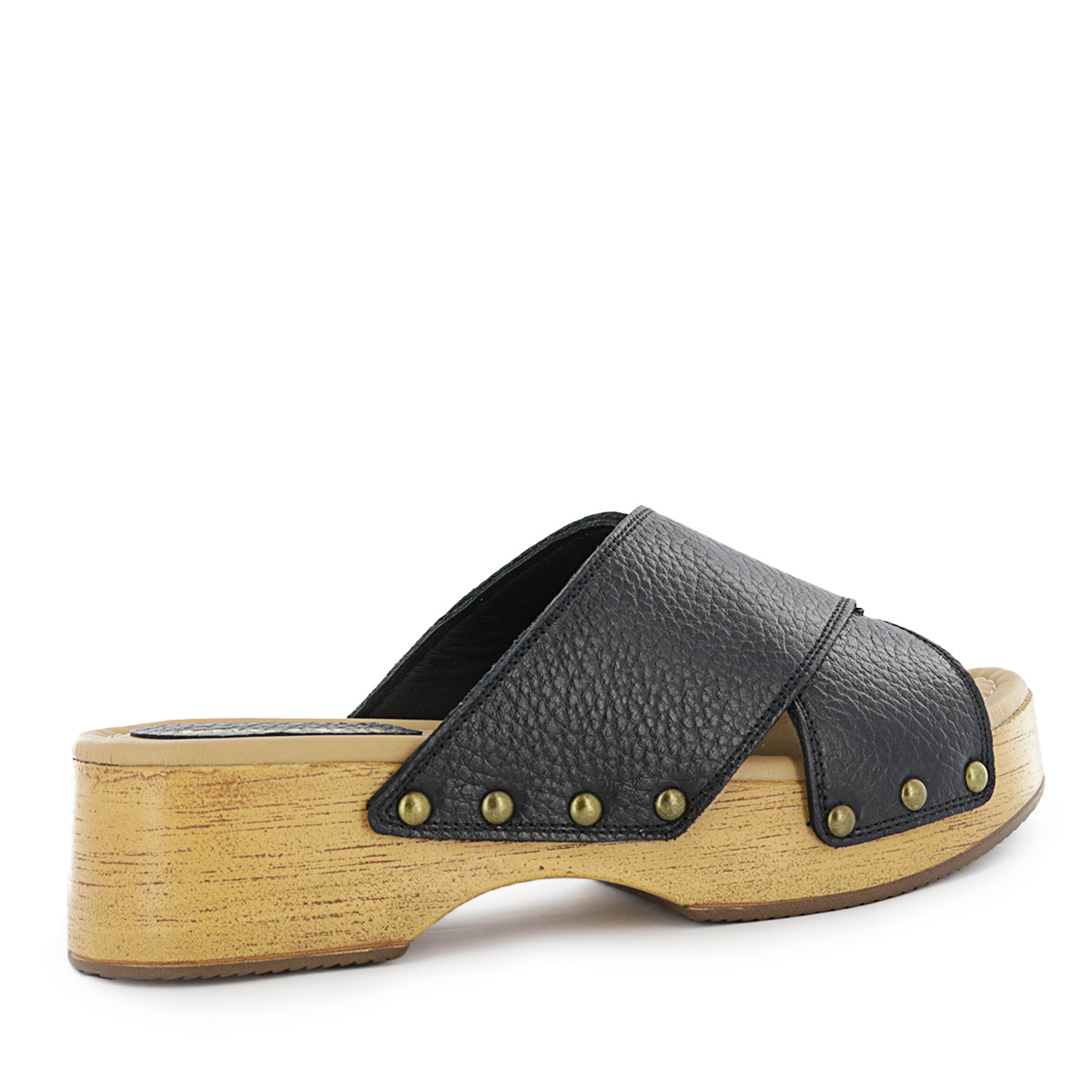 SANDALIAS MUJER SESTRA CUERO NATURAL NEGRO ESTER02 - 3