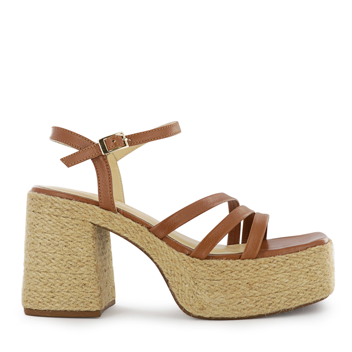 SANDALIAS MUJER SESTRA CUERO NATURAL CARAMELO AMAYA01 - 2