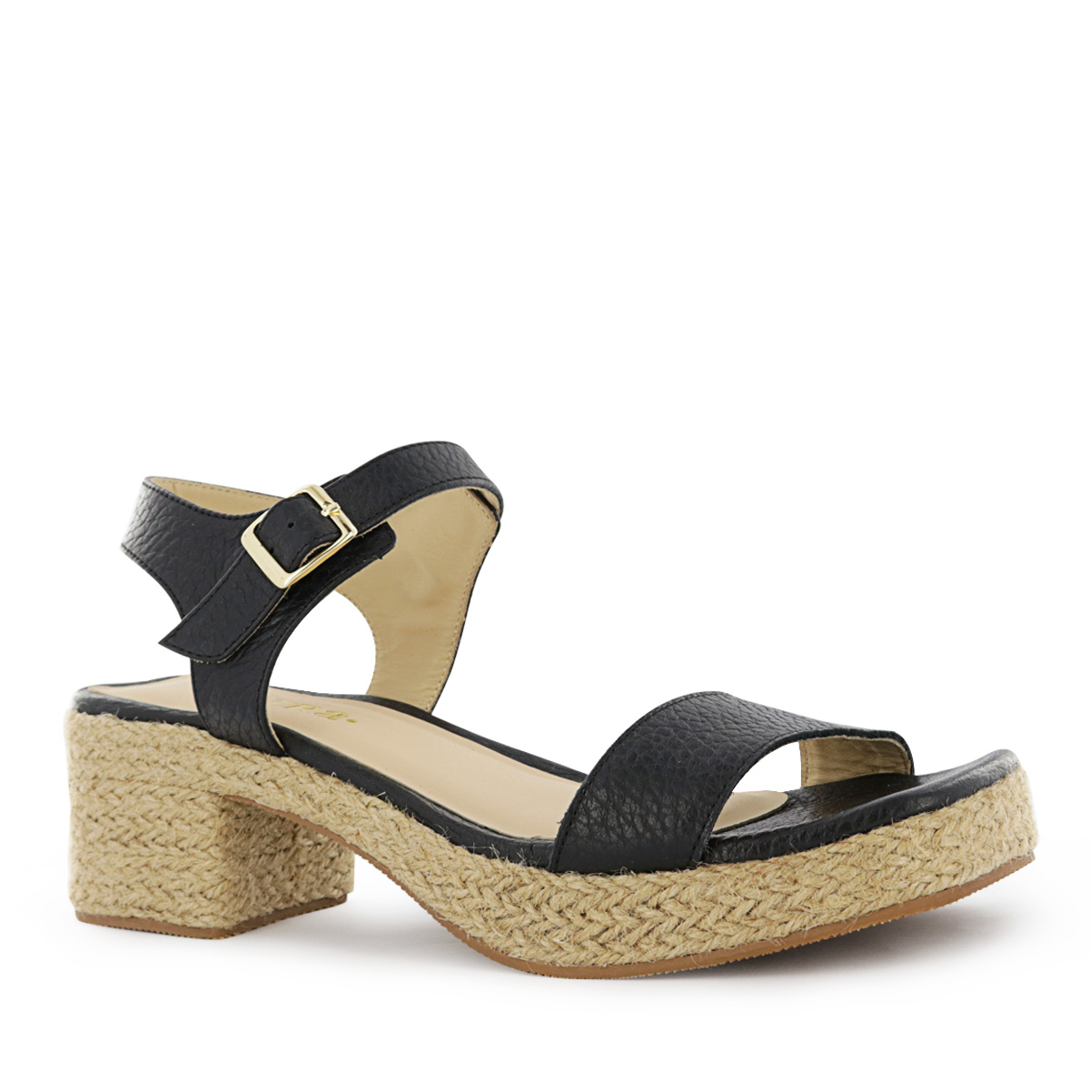 SANDALIAS MUJER SESTRA CUERO NATURAL NEGRO DIEGA01 - 1