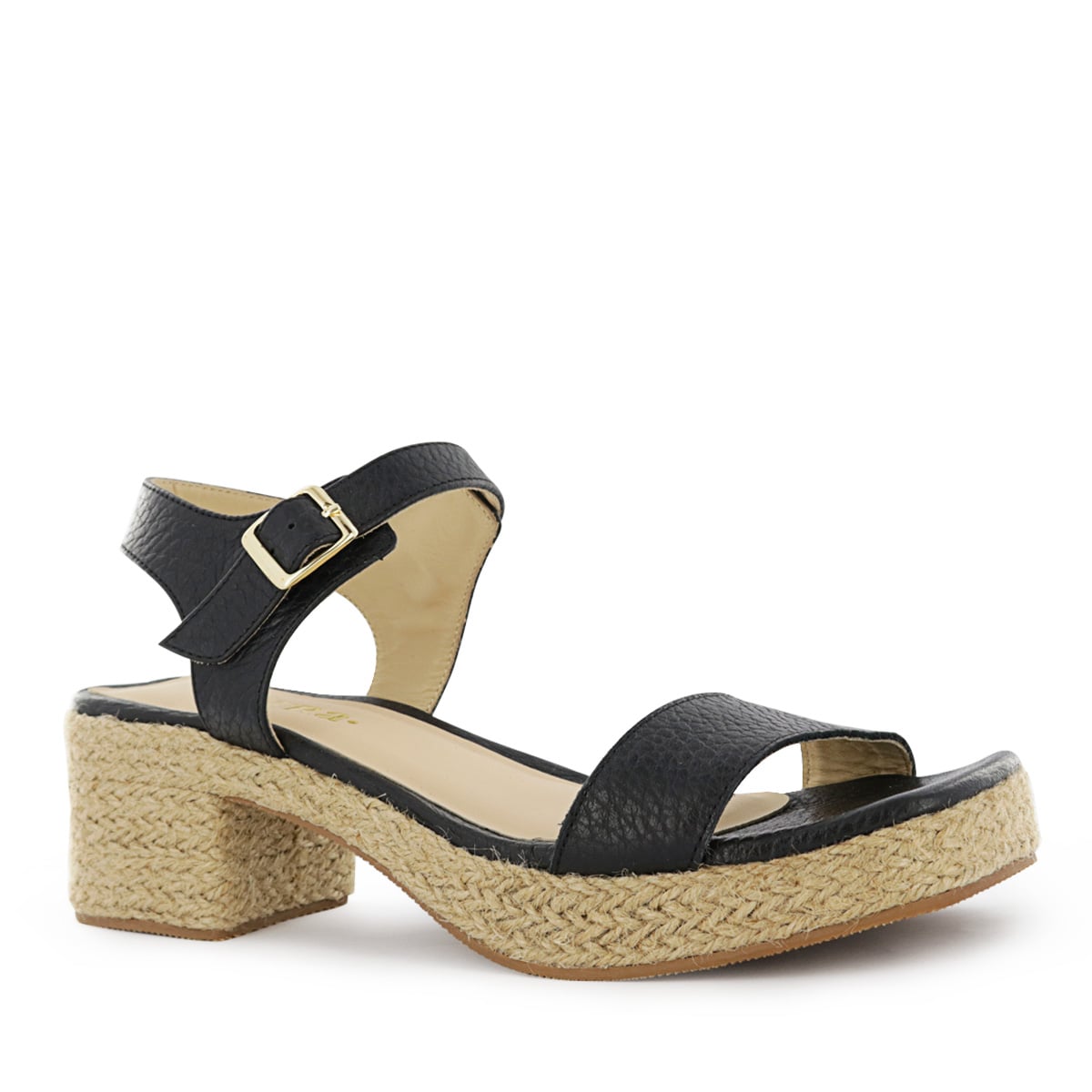 SANDALIAS MUJER SESTRA CUERO NATURAL NEGRO DIEGA01 - 1