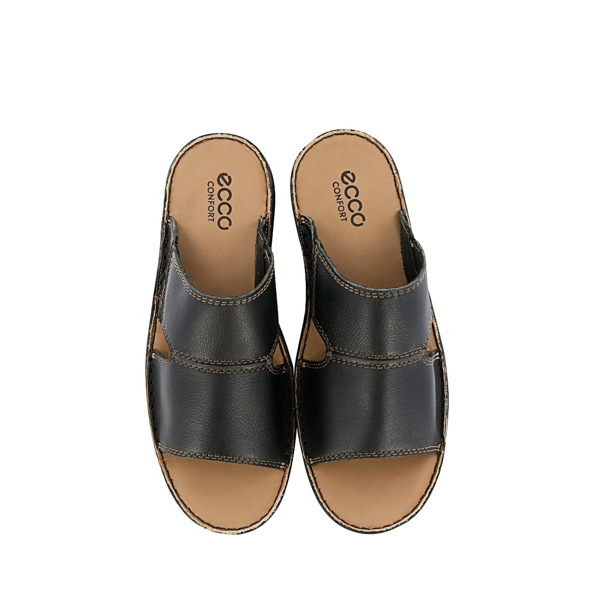 SANDALIAS HOMBRE ECCO CUERO NATURAL NEGRO BRAULIO03 - 5