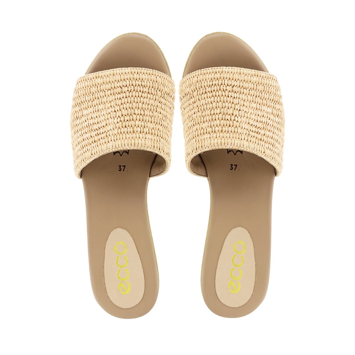 SANDALIAS MUJER ECCO ANALU19 BEIGE RAFIA - 6