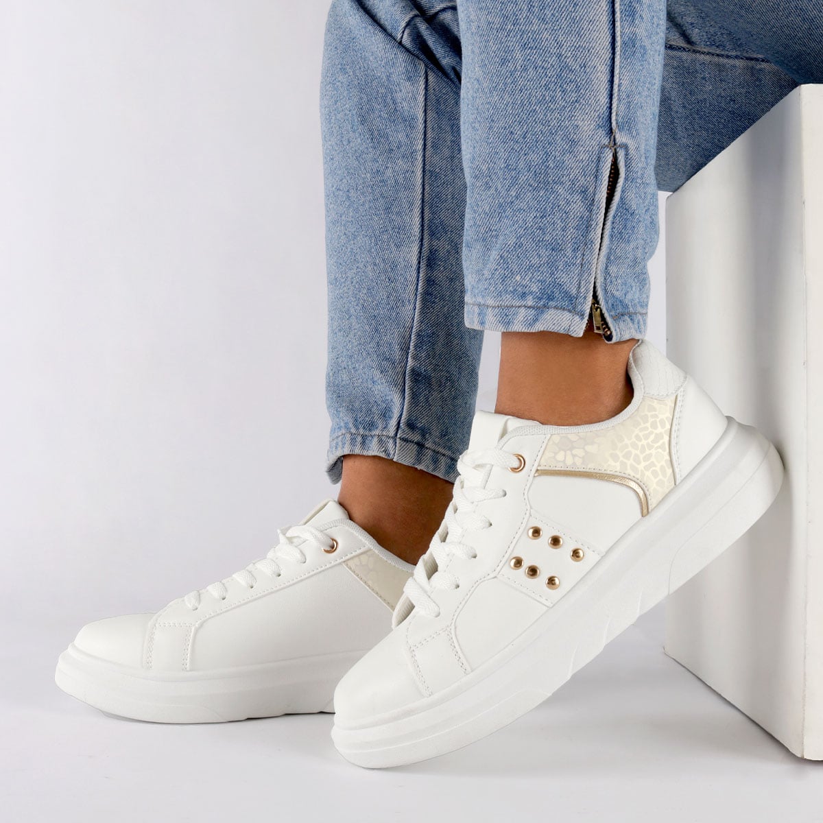 ZAPATILLAS URBANAS MUJER IMPULS ALIA03 BLANCO - 1