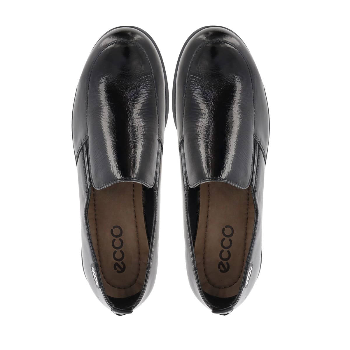 ZAPATOS SLIP ON MUJER ECCO FLEXXI15 NEGRO CUERO CHAROL - 5