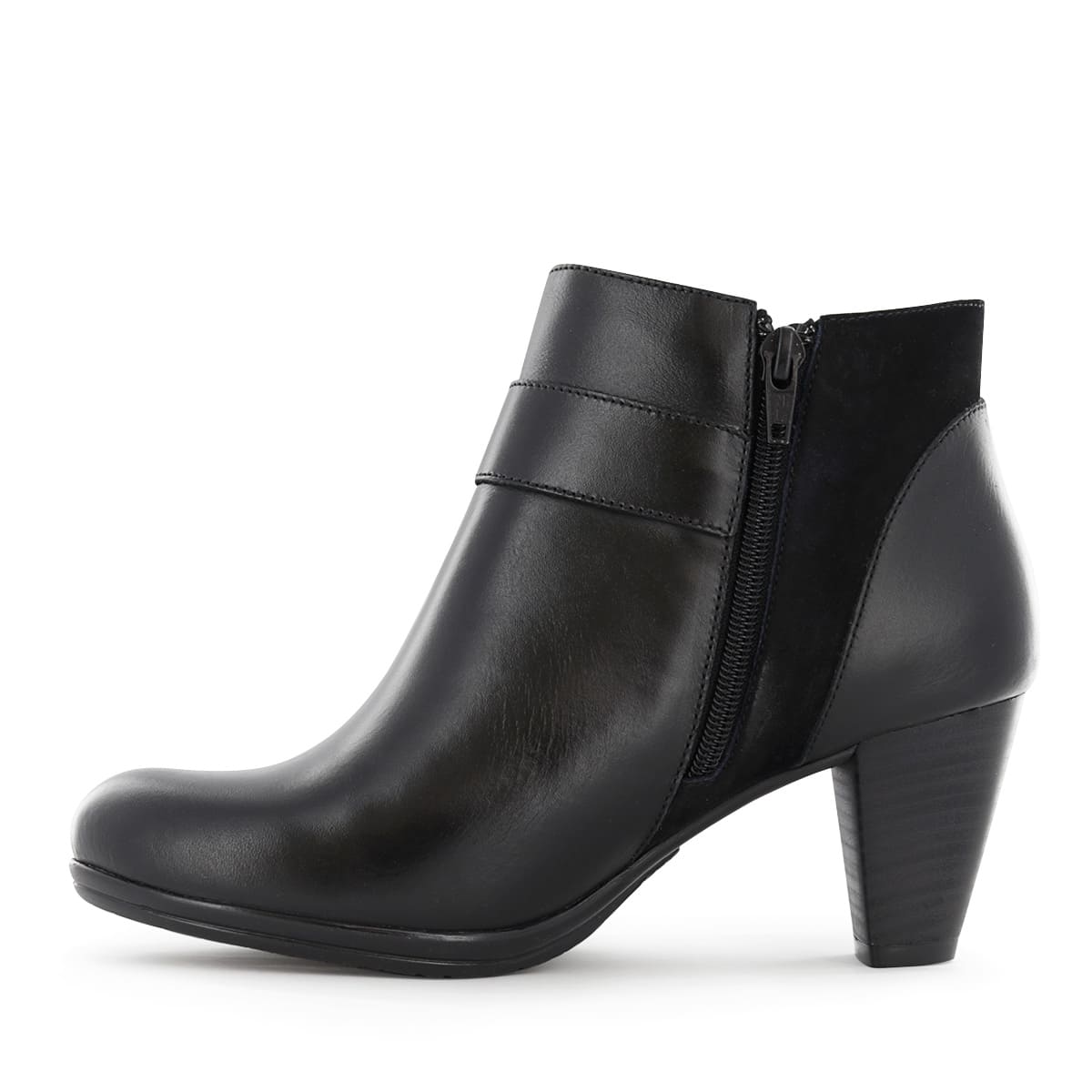 BOTINES CASUAL MUJER ECCO DALILA49 NEGRO CUERO NATURAL - 6