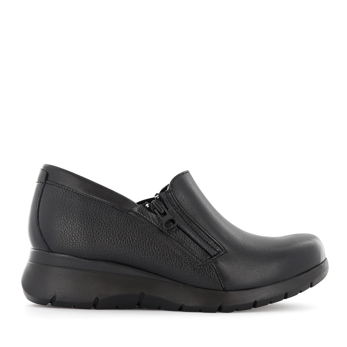 BOTINES CONFORT MUJER ECCO ASTOR12 NEGRO CUERO NATURAL