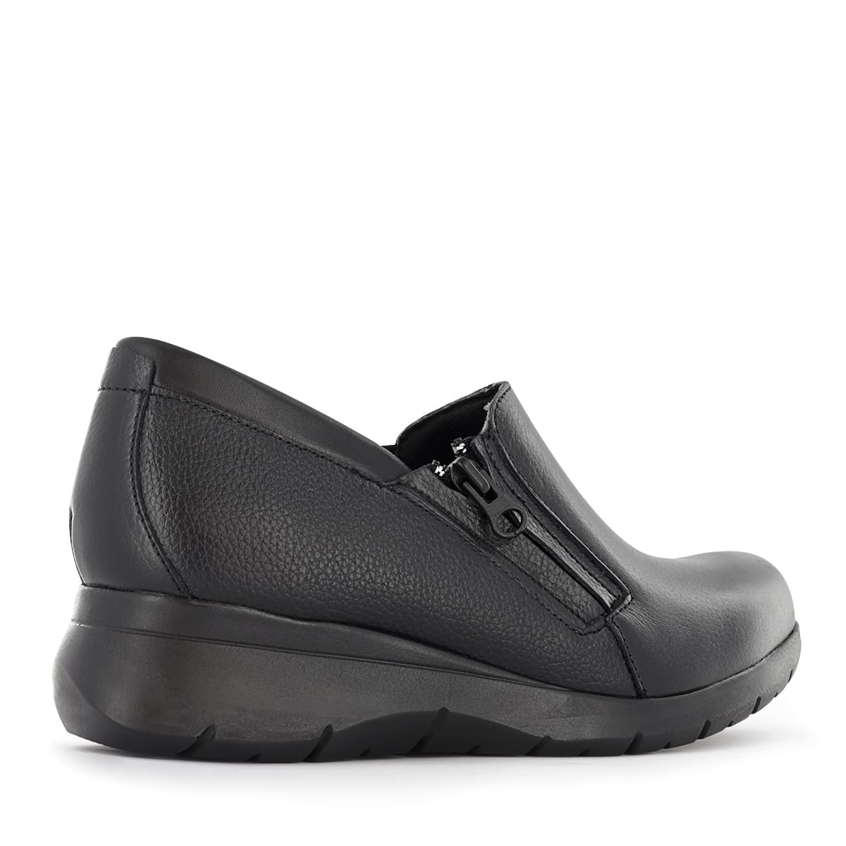 BOTINES CONFORT MUJER ECCO ASTOR12 NEGRO CUERO NATURAL