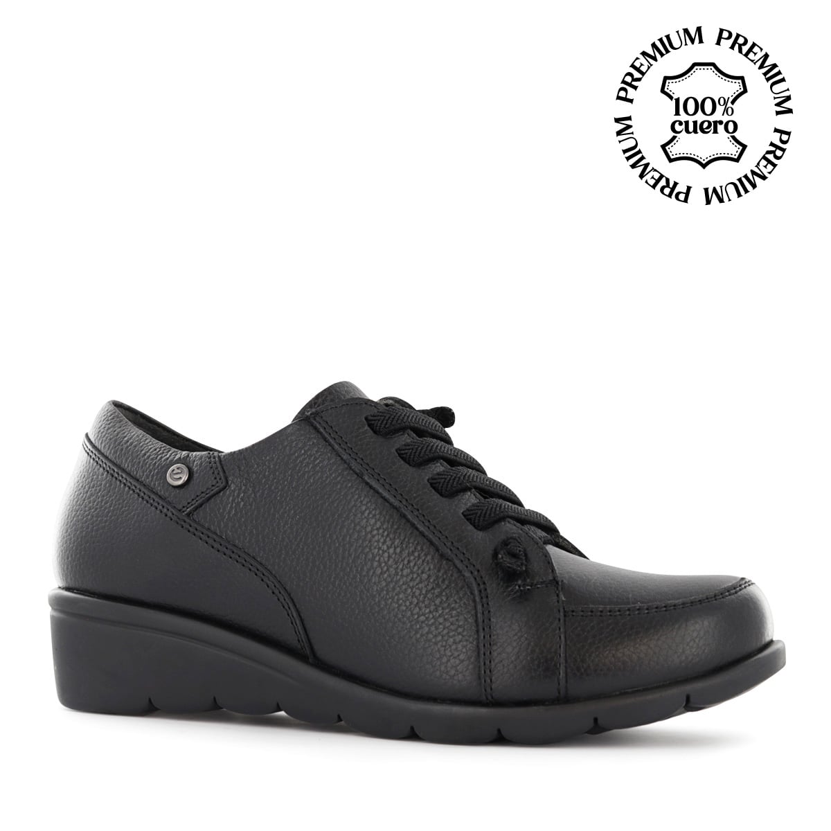 ZAPATOS CON PASADOR MUJER ECCO FLEXXI11 NEGRO CUERO NATURAL - 1