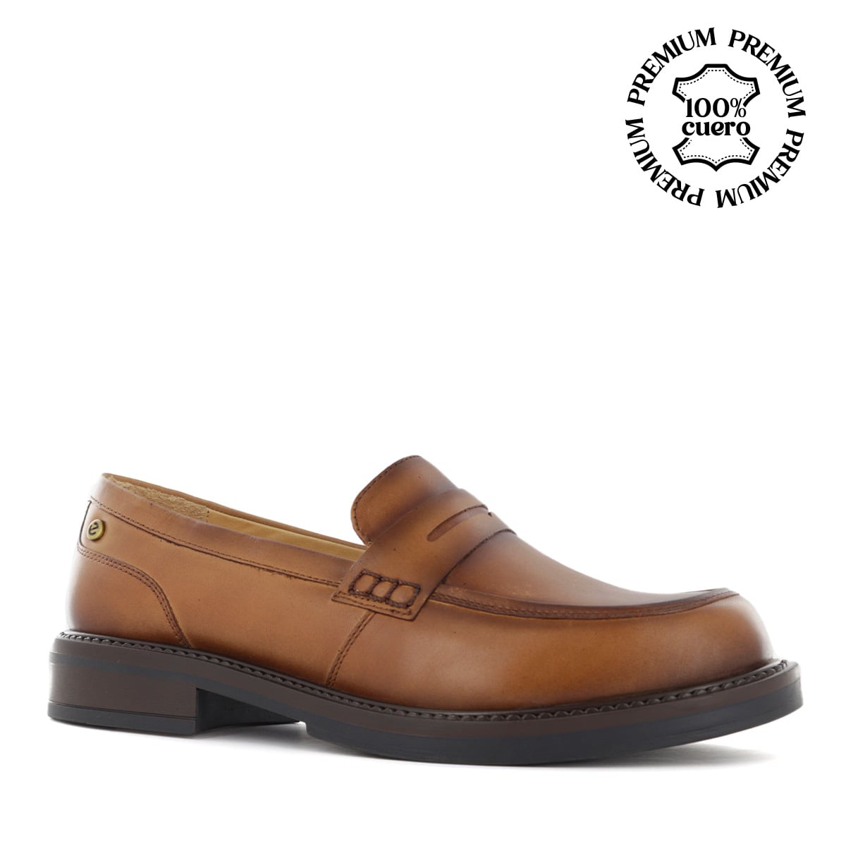 MOCASINES MUJER ECCO LIPA01 APACHE CUERO NATURAL - 2