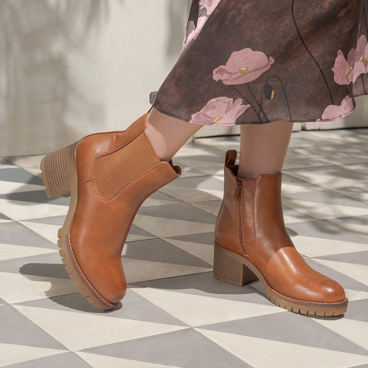 BOTINES URBANO MUJER IMPULS FRENCHI09 COBRE - 1