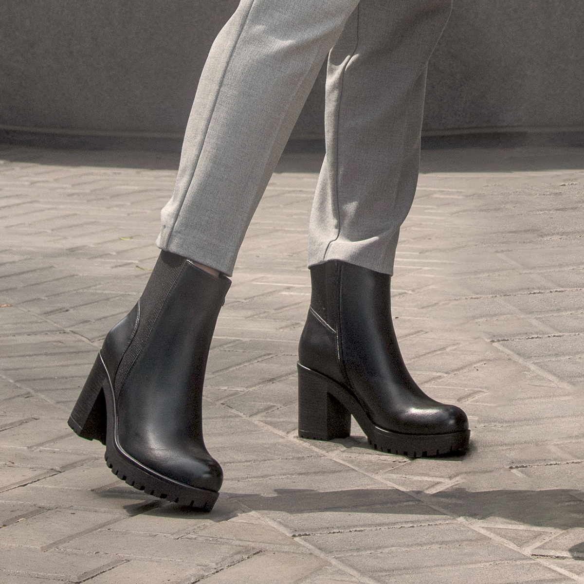 BOTINES URBANO MUJER IMPULS FRENCHI11 NEGRO - 1