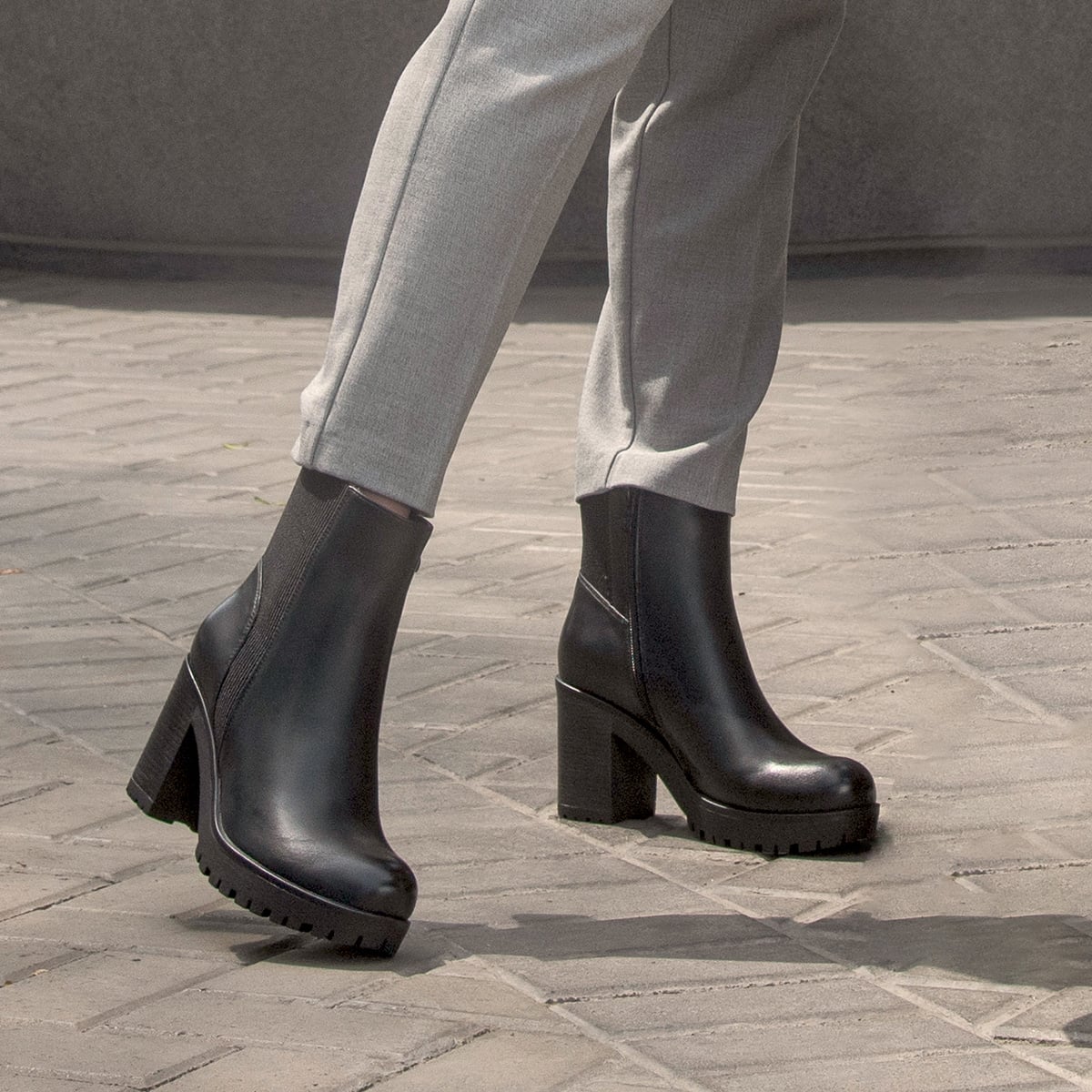 BOTINES URBANO MUJER IMPULS FRENCHI11 NEGRO - 1