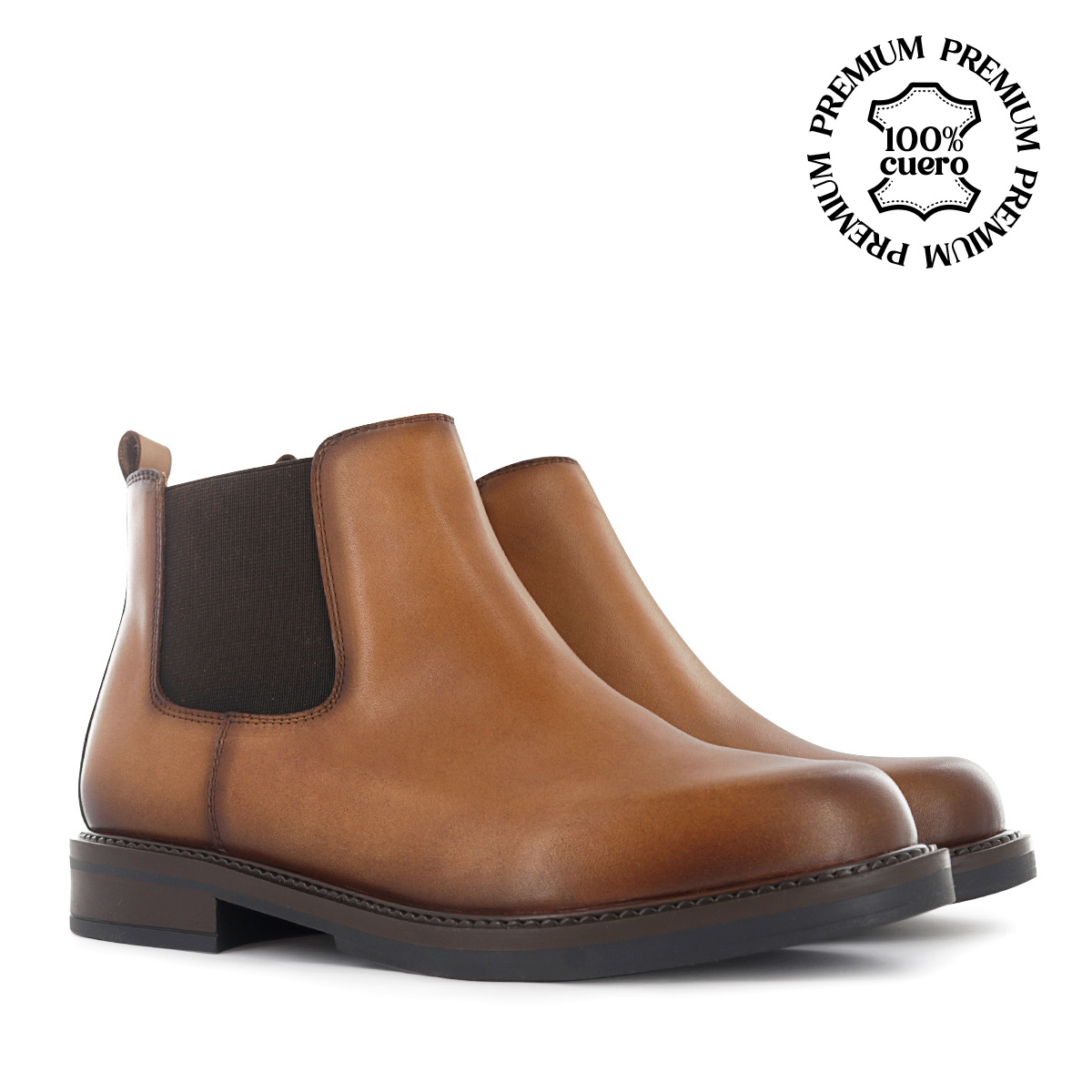 BOTINES MUJER ECCO LIPA02 APACHE CUERO NATURAL - 1