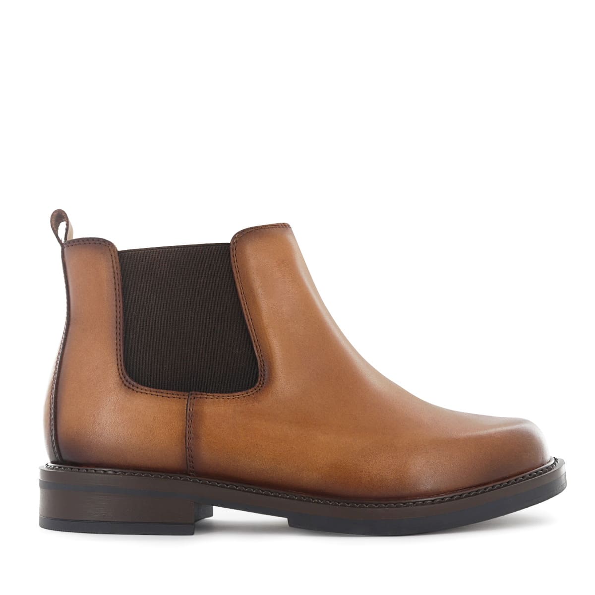 BOTINES MUJER ECCO LIPA02 APACHE CUERO NATURAL - 3