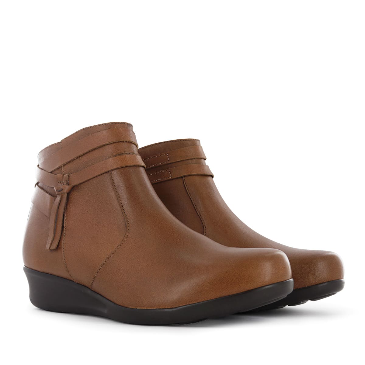 BOTINES CONFORT MUJER ECCO ANTONIA42 TOFFEE CUERO NATURAL - 6