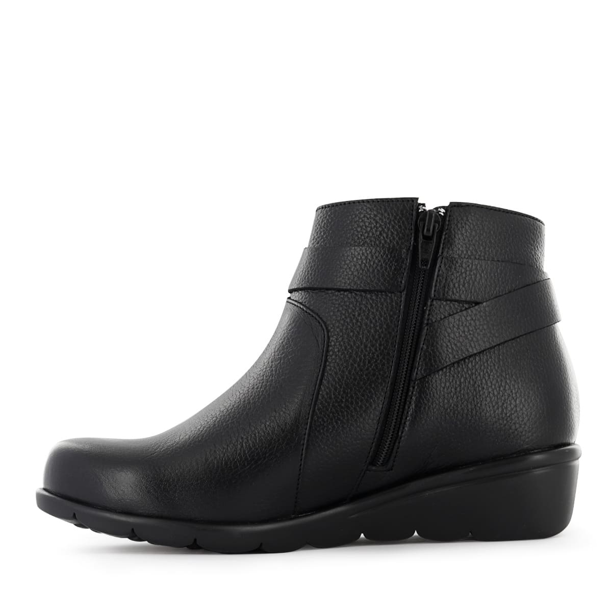 BOTINES CONFORT MUJER ECCO FLEXXI18 NEGRO CUERO NATURAL - 5