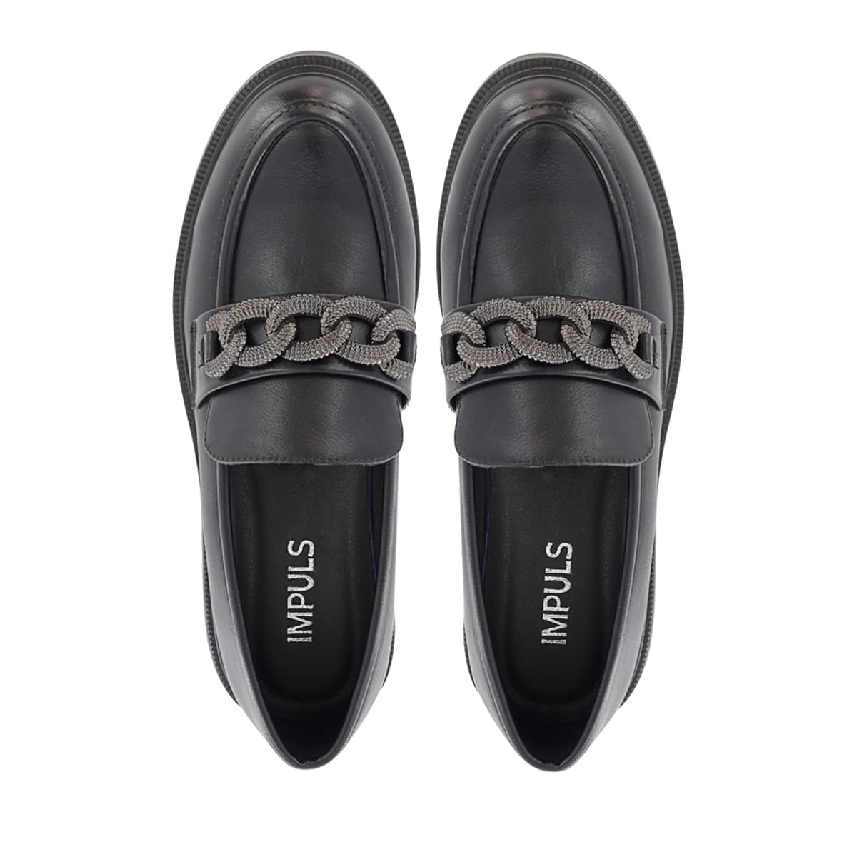 MOCASINES MUJER IMPULS BRIANA12 NEGRO - 5