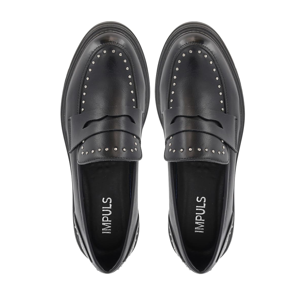 MOCASINES MUJER IMPULS BRIANA14 NEGRO - 5