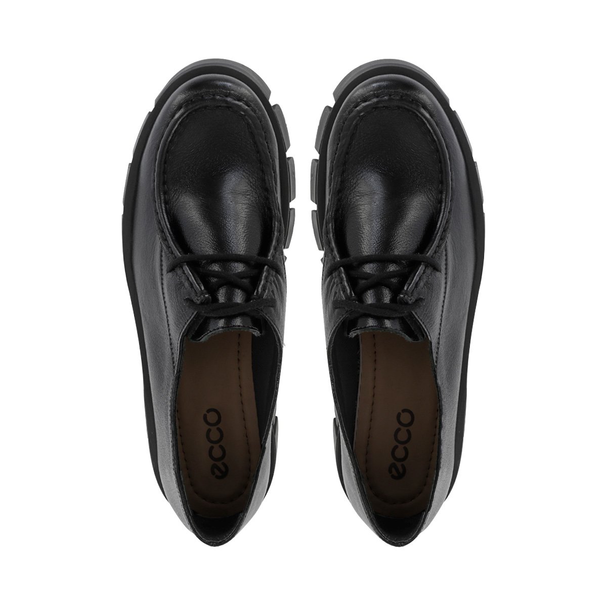 MOCASINES MUJER ECCO GINEBRA05 NEGRO CUERO CHAROL - 5