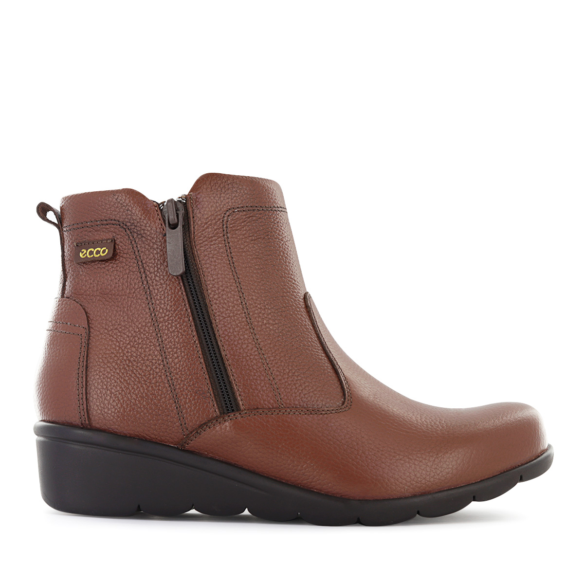 BOTINES CONFORT MUJER ECCO FLEXXI04 COBRE CUERO NATURAL