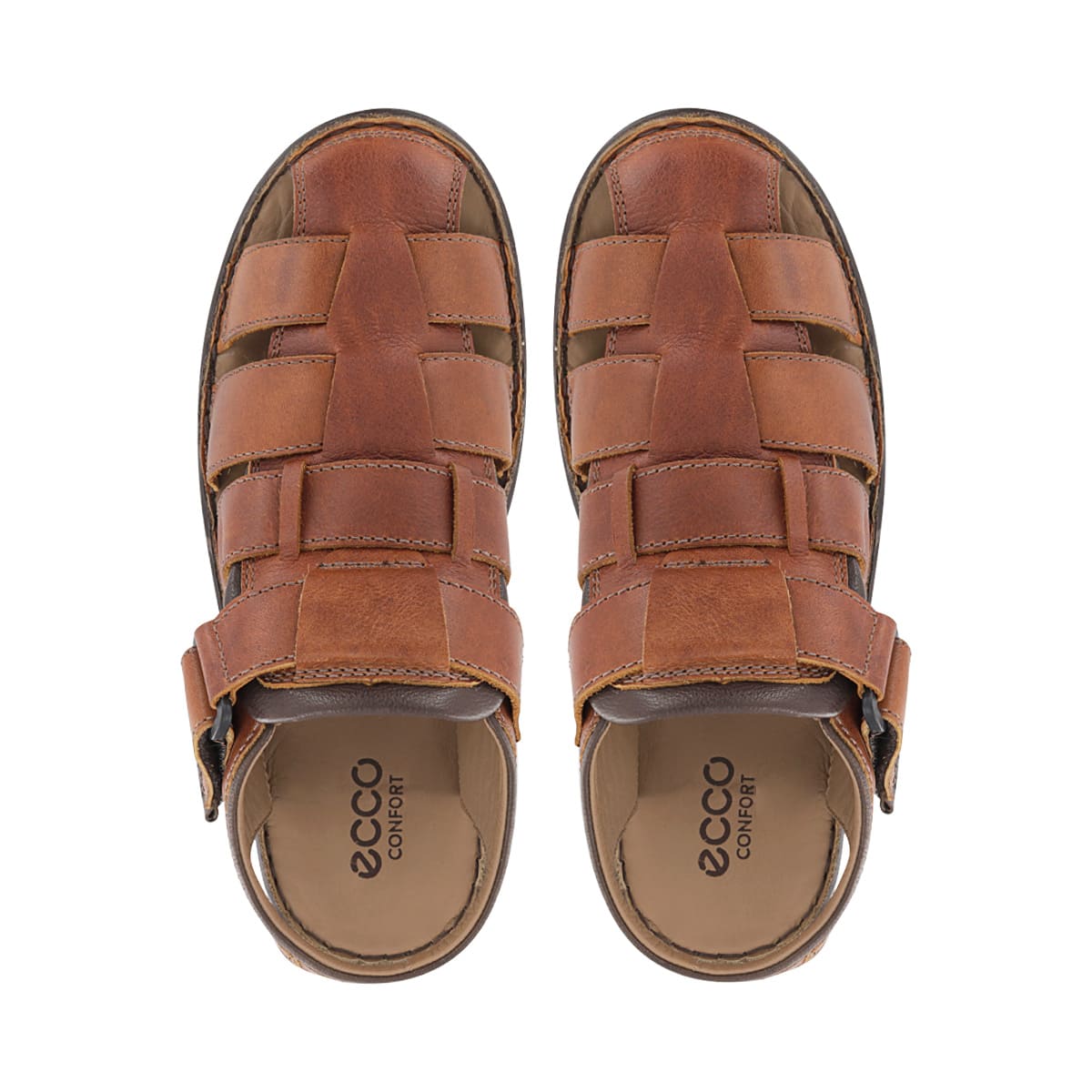 SANDALIAS CONFORT HOMBRE ECCO BRAULIO01 COBRE CUERO NATURAL - 5