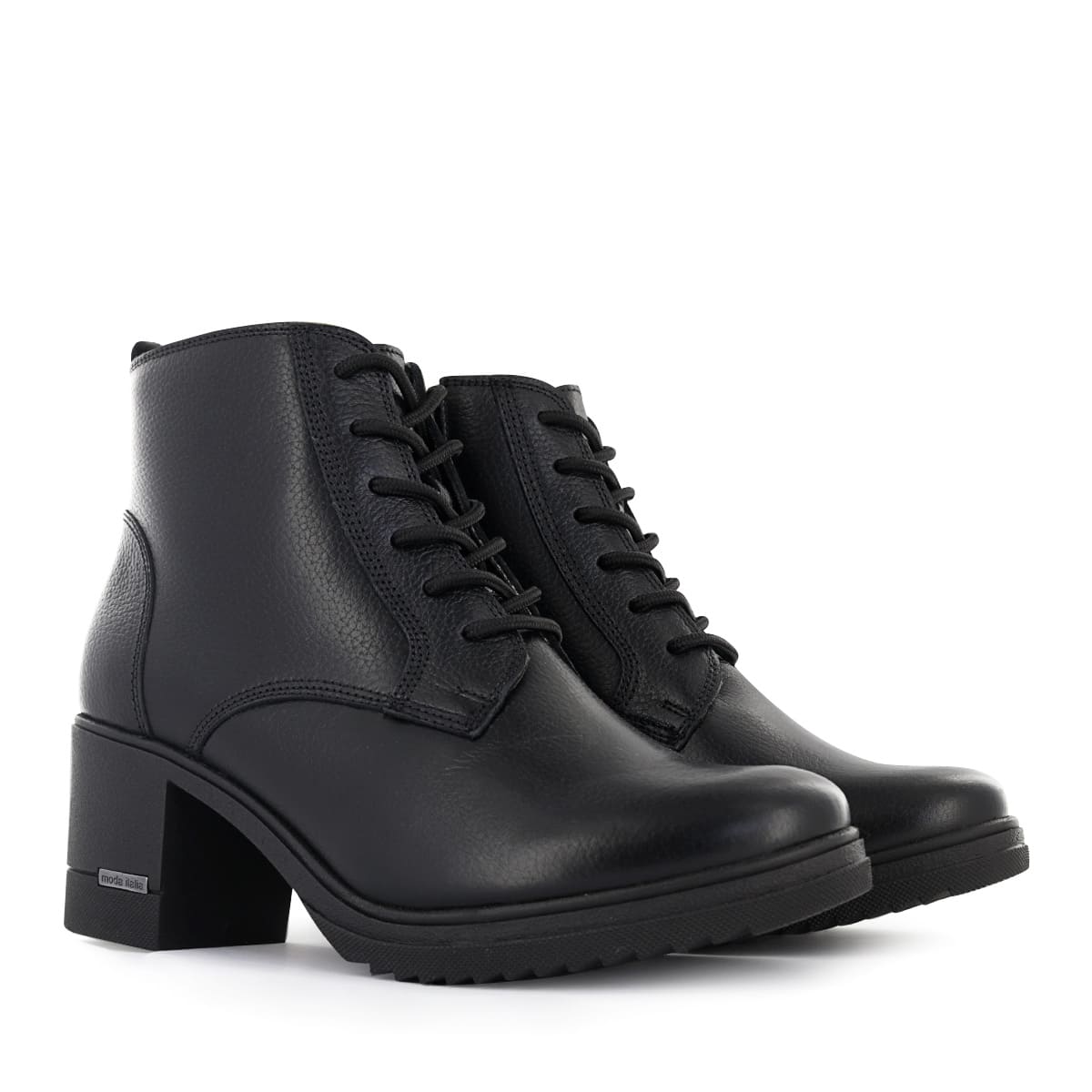 BOTINES CON PASADOR CASUAL MUJER ECCO VIRGINIA05 NEGRO CUERO NATURAL - 2