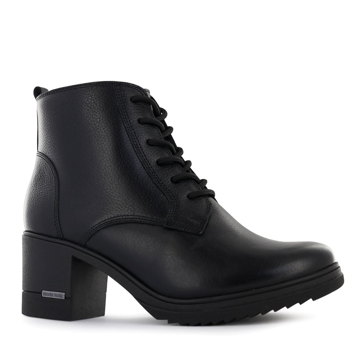 BOTINES CON PASADOR CASUAL MUJER ECCO VIRGINIA05 NEGRO CUERO NATURAL - 3