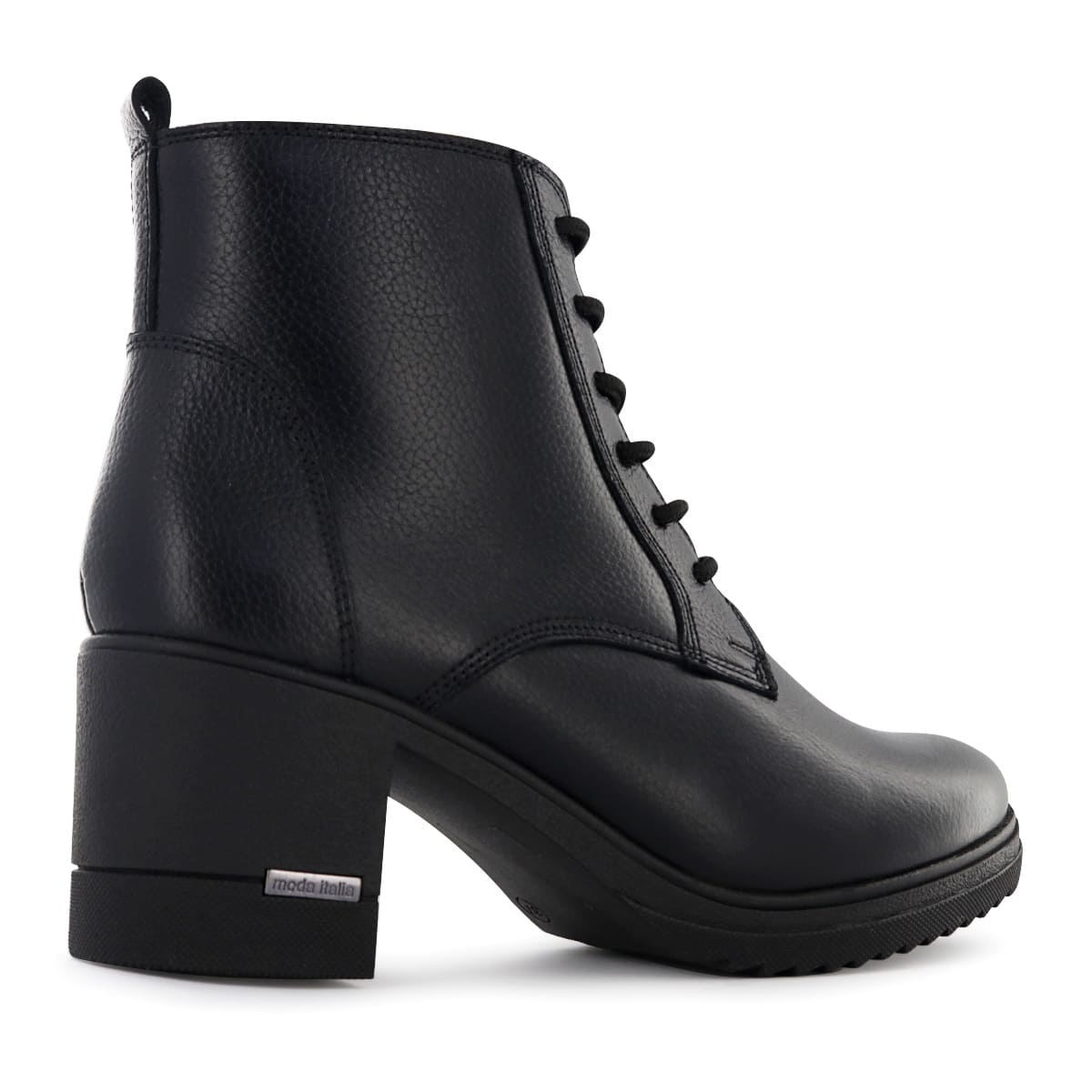 BOTINES CON PASADOR CASUAL MUJER ECCO VIRGINIA05 NEGRO CUERO NATURAL - 5