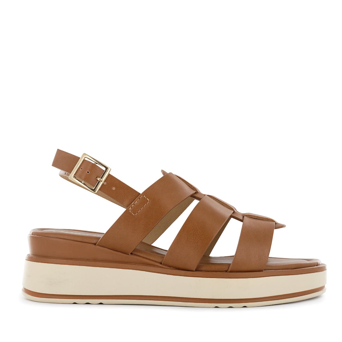 SANDALIAS CUÑA IMPULS MUJER ADAYA11 CARAMELO - 2