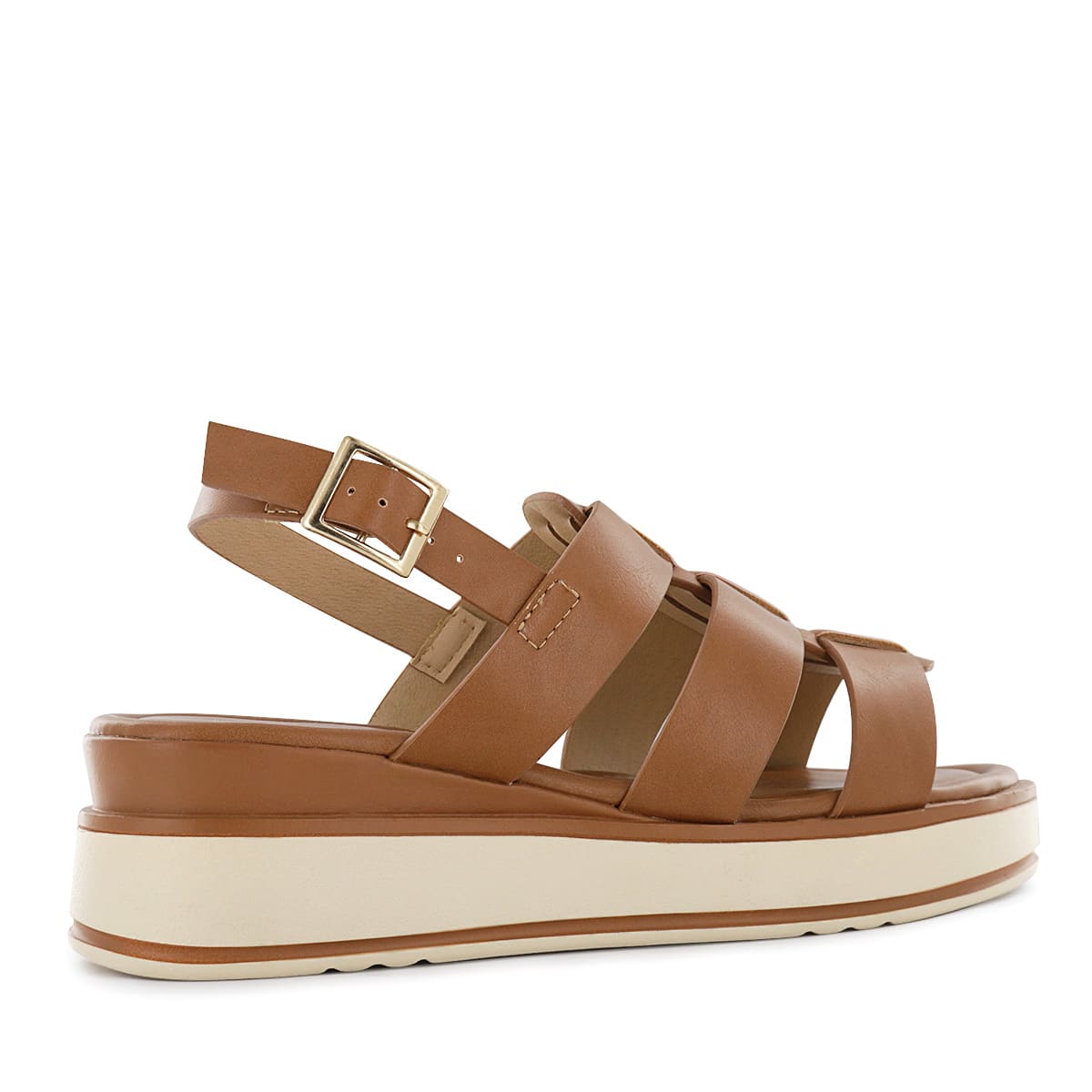 SANDALIAS CUÑA IMPULS MUJER ADAYA11 CARAMELO - 3