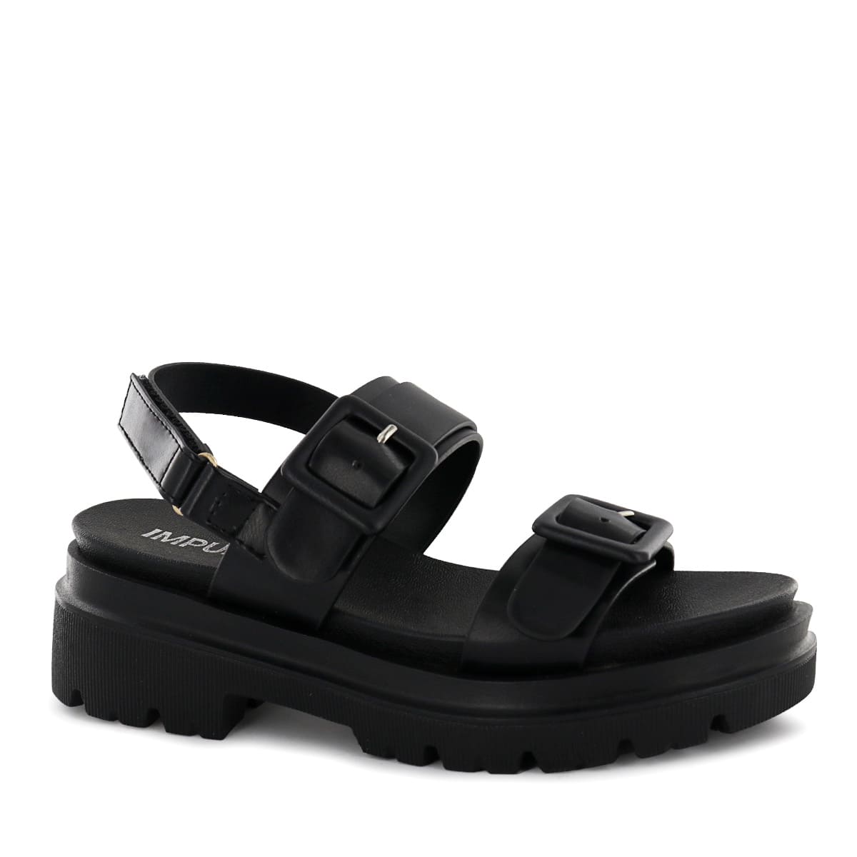 SANDALIAS CUÑA IMPULS MUJER ADAYA10 NEGRO - 1