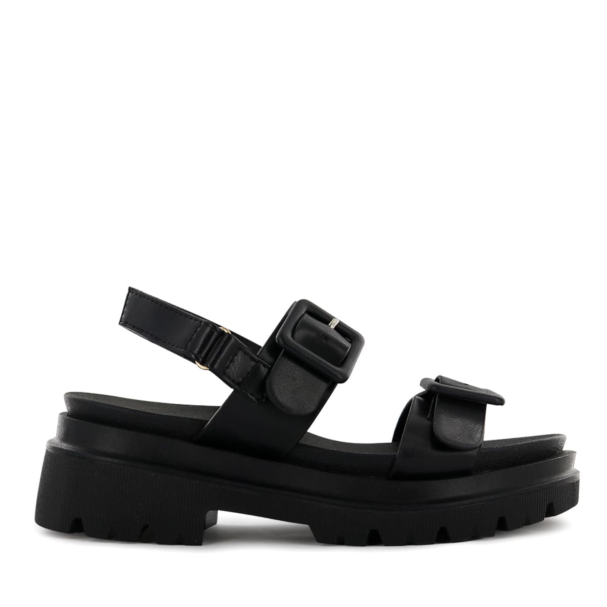 SANDALIAS CUÑA IMPULS MUJER ADAYA10 NEGRO - 2