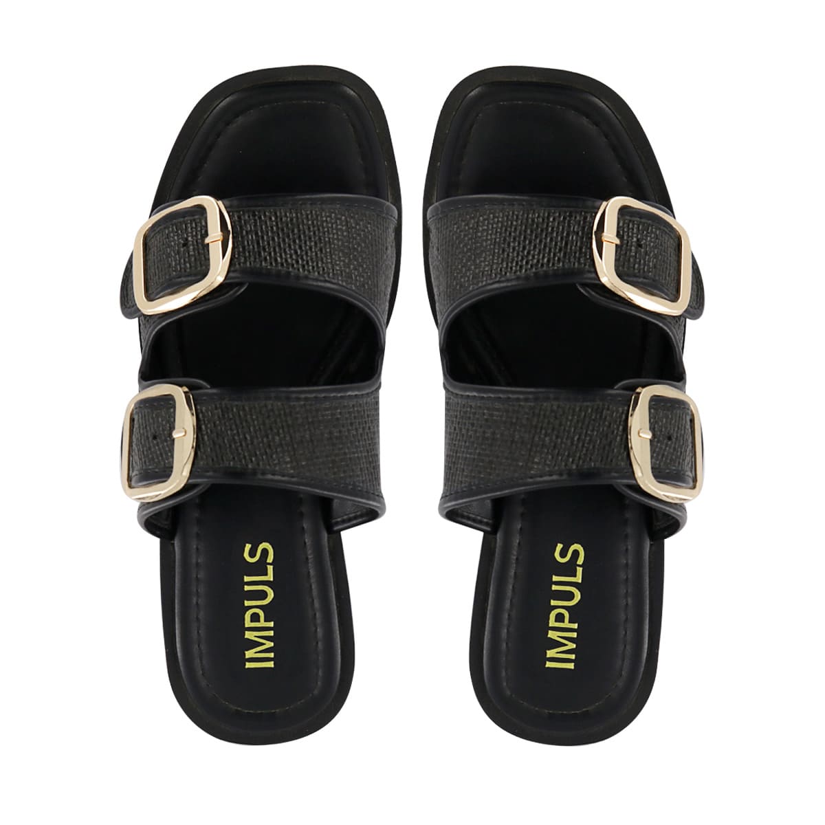 SANDALIAS CUÑA IMPULS MUJER ADAYA07 NEGRO - 5