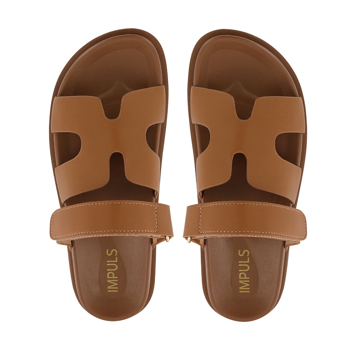 SANDALIAS CUÑA IMPULS MUJER ADAYA05 CAMEL - 5