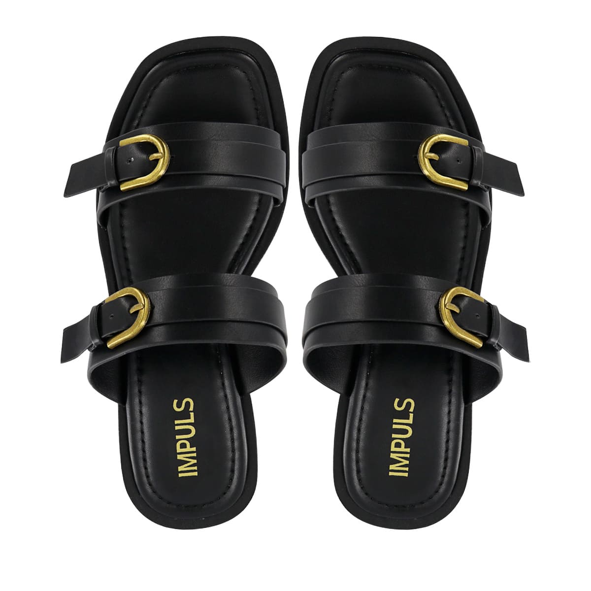 SANDALIAS CUÑA IMPULS MUJER ADAYA08 NEGRO - 5